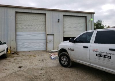 commercial door after repair