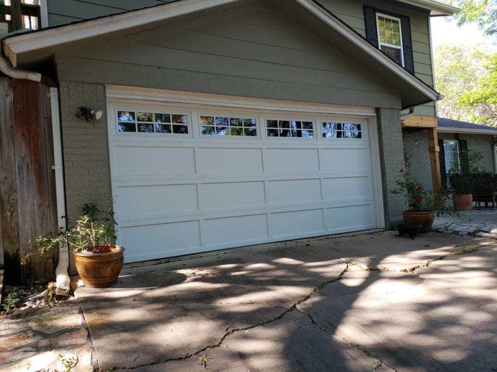 Minimalist Garage Door Company In Austin with Simple Decor